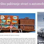 10. Pravilno pakiranje stvari u automobilu
